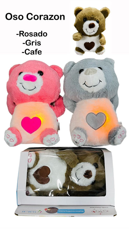 PELUCHE RELAJANTE QUE RESPIRA, CON LUZ..