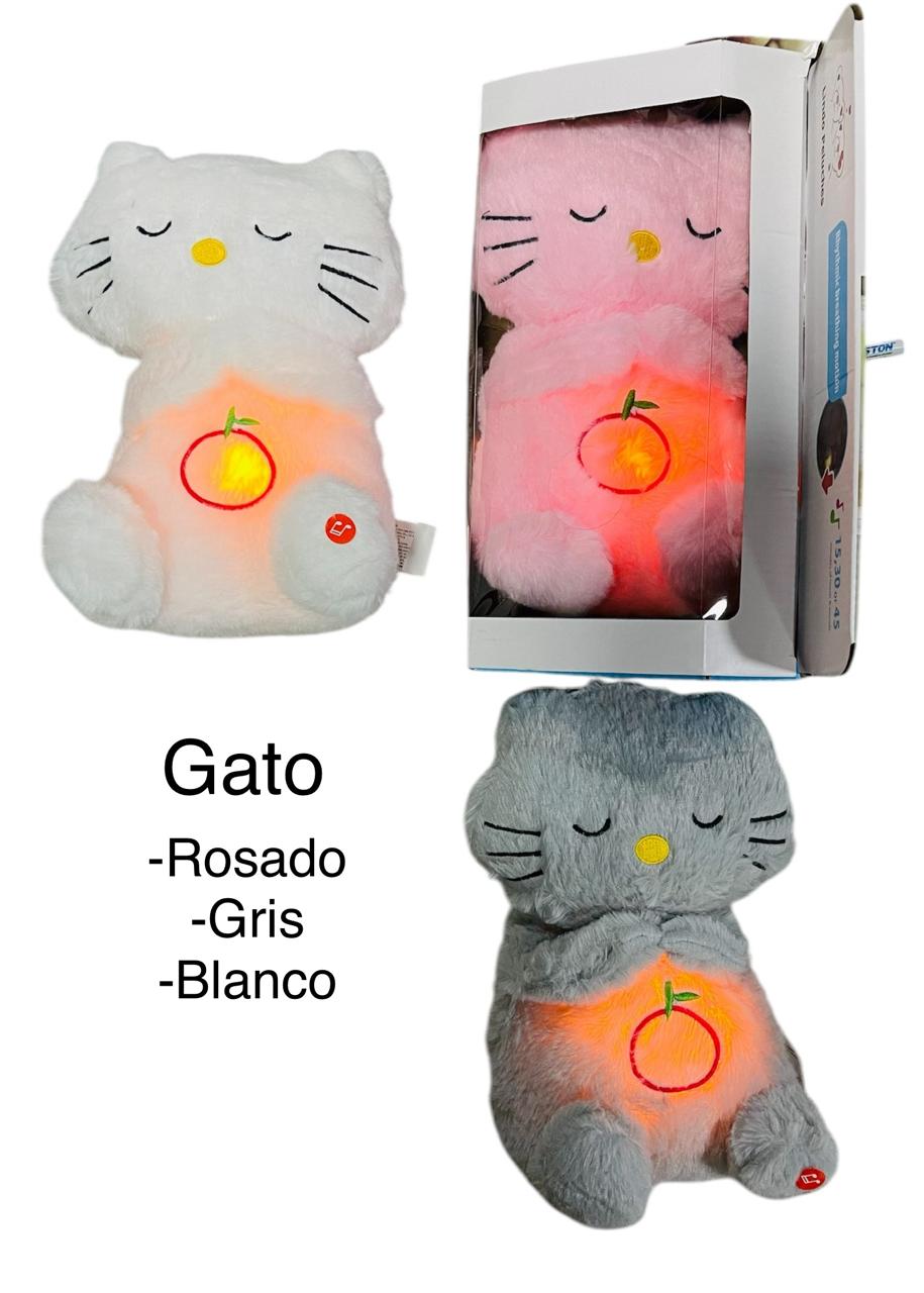 PELUCHE RELAJANTE QUE RESPIRA, CON LUZ..